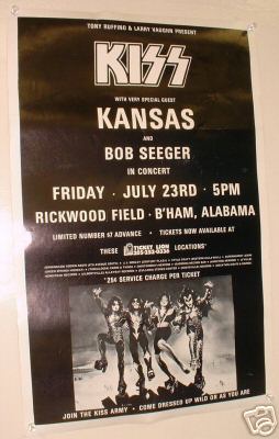 A classic poster from a Concert held here 